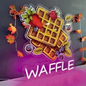 Waffle Görsel & Neon Led Tabela